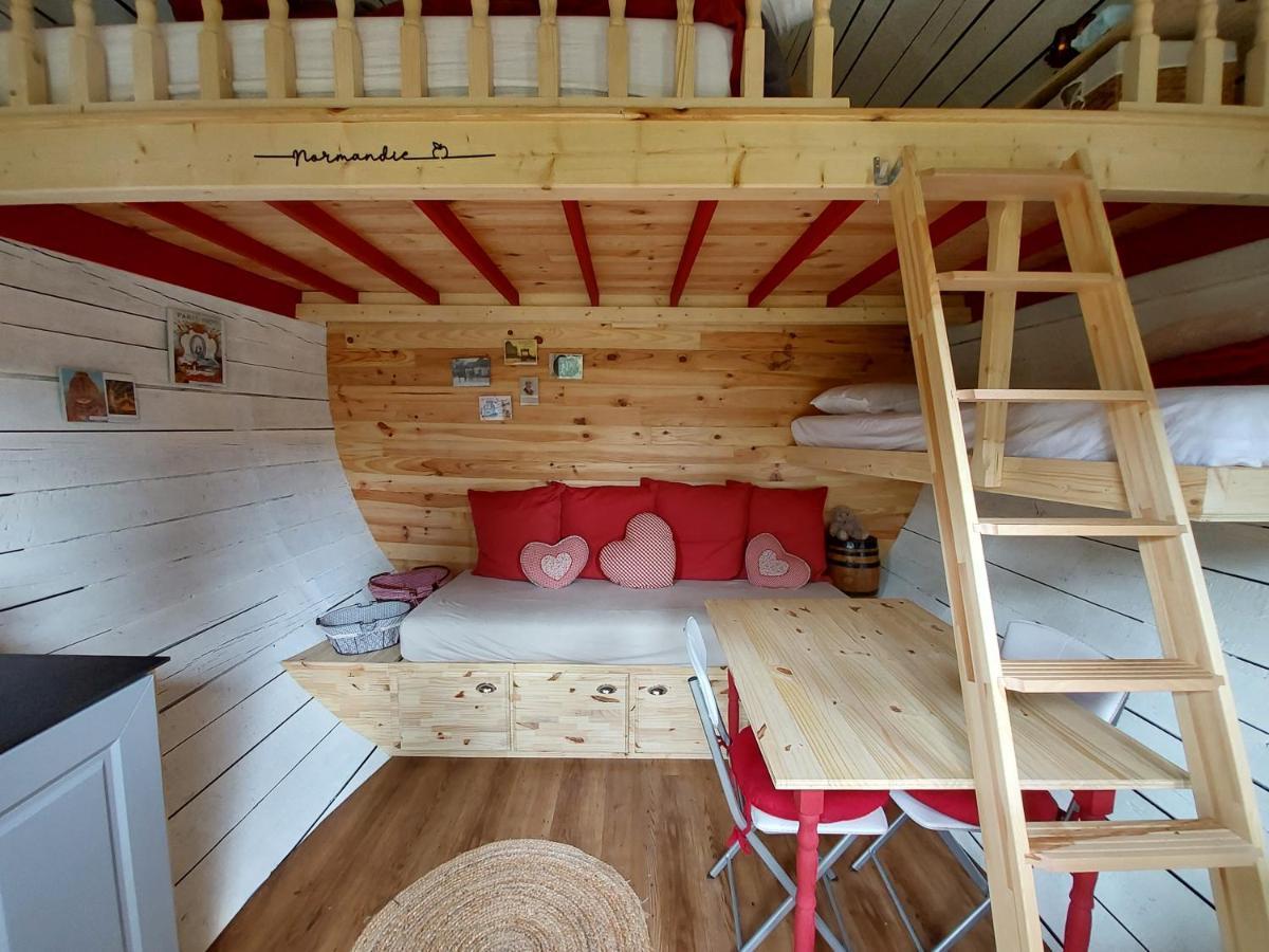 L'Authentique Tonneau A Cidre D'Emma Villa Litteau ภายนอก รูปภาพ