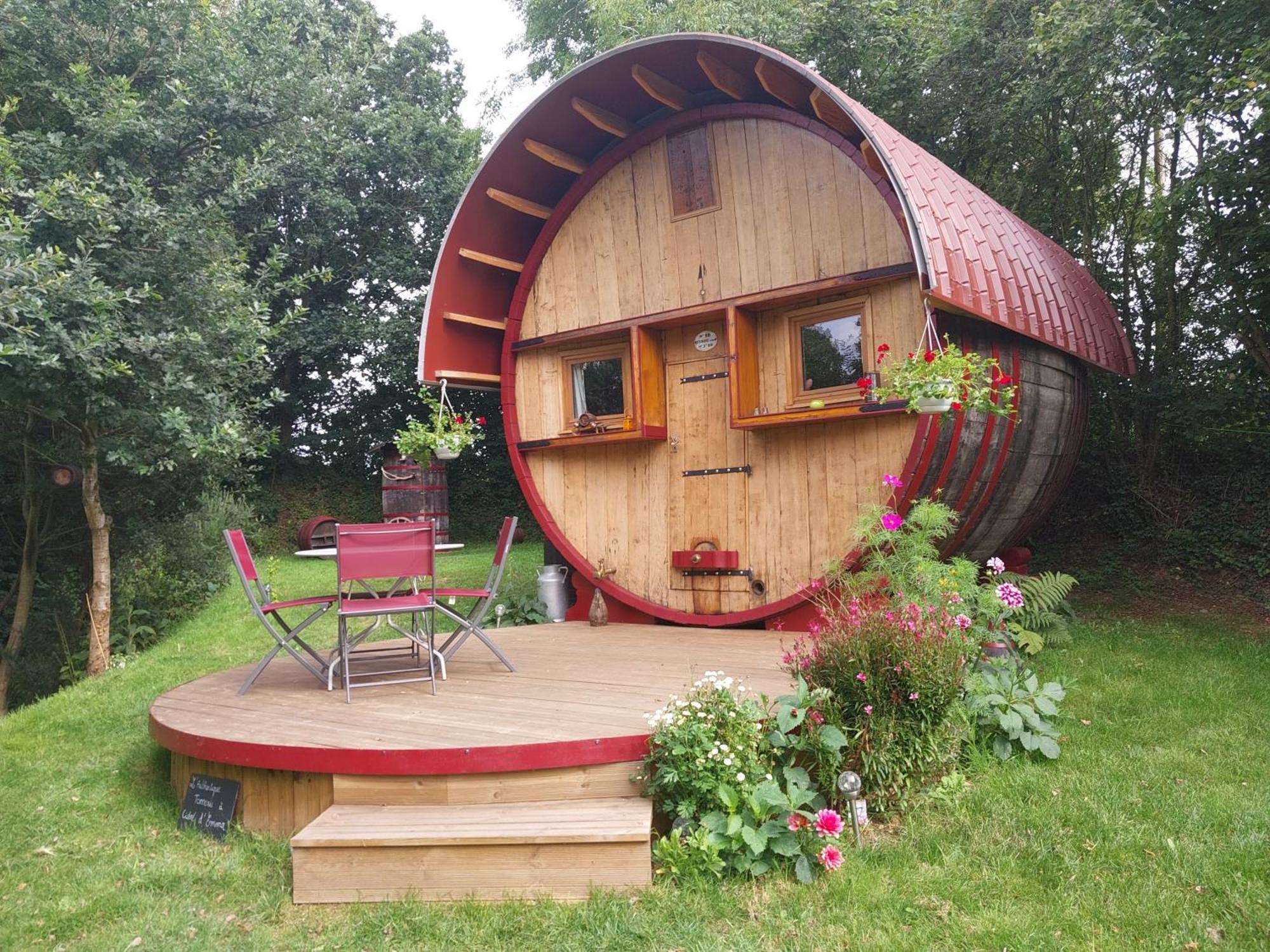 L'Authentique Tonneau A Cidre D'Emma Villa Litteau ภายนอก รูปภาพ